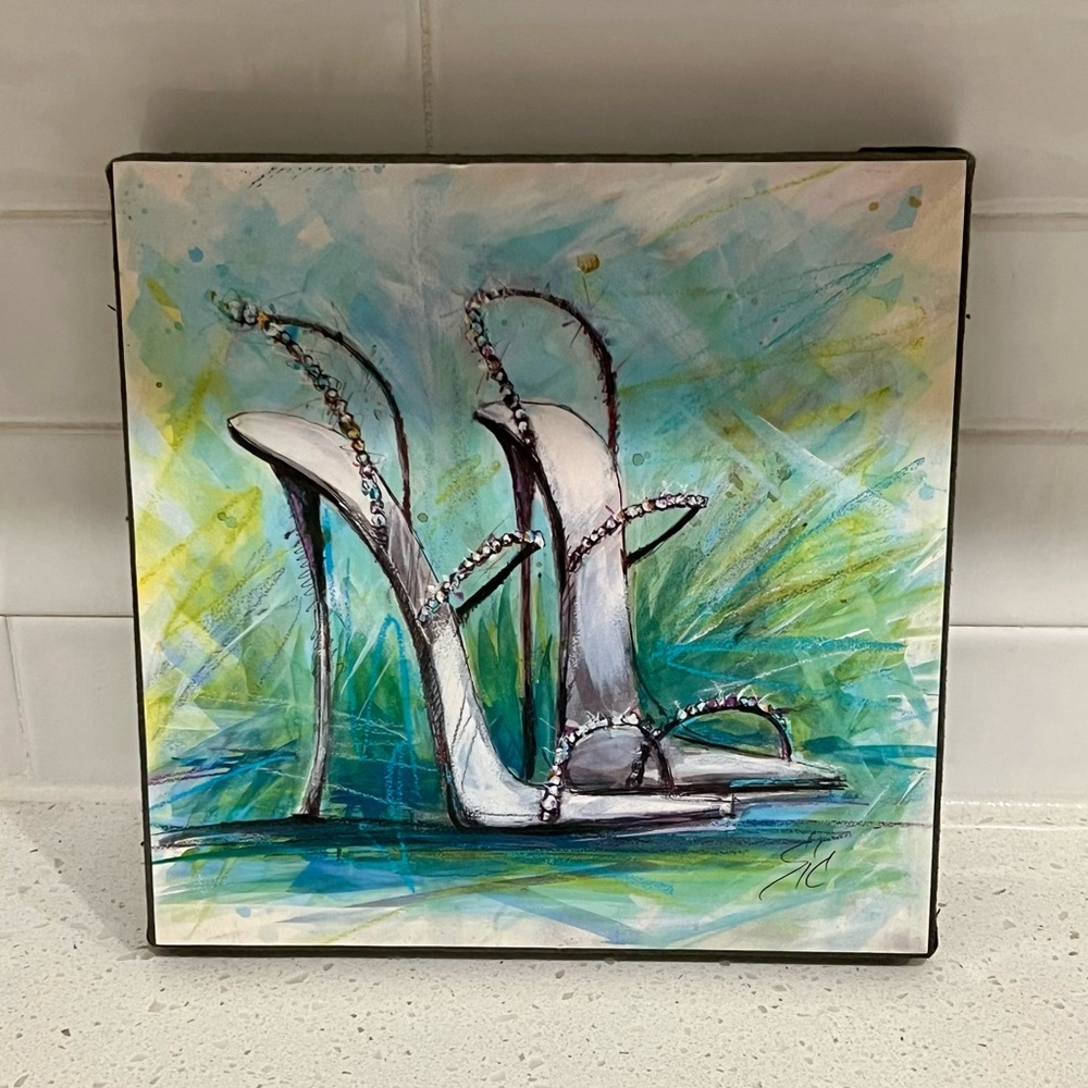 Stiletto Glamorous High Heels Canvas Wall Art Print